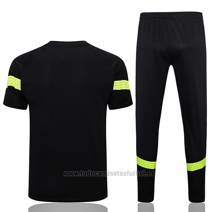 Chandal del Manchester City Manga Corta 2022-2023 Negro